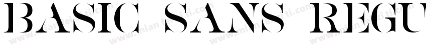 basic sans regularlt字体转换